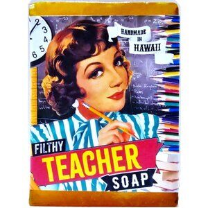 100% Natural Organic Soap. Teacher. Handmade in Hawaii. 7oz.